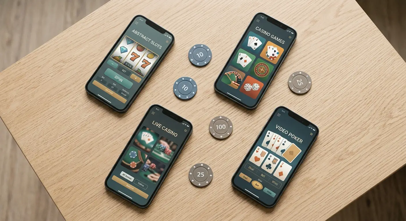 Vergelijking van online casino's zonder Cruks Nederland met smartphones en gokfiches