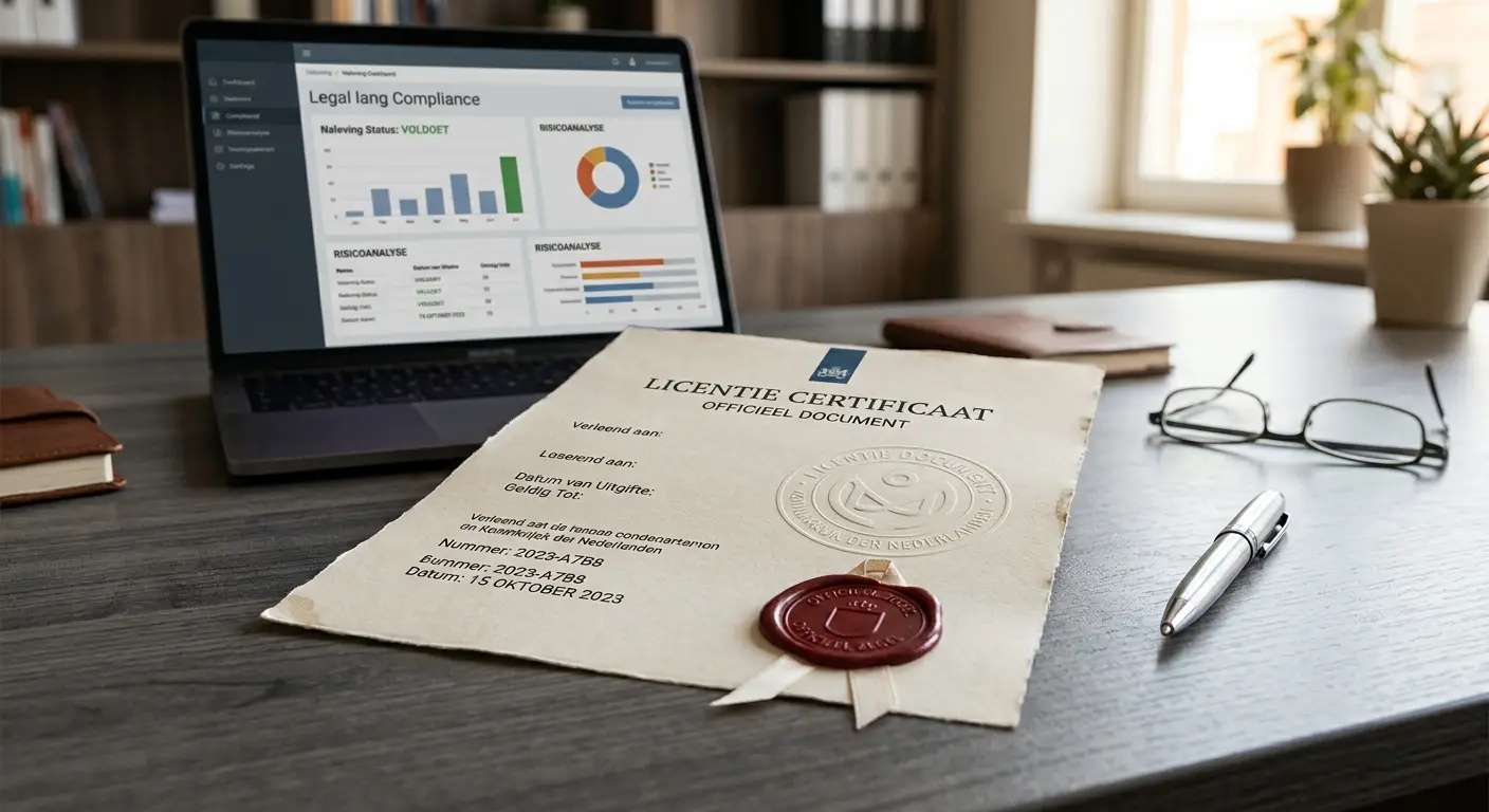 Legale status van casino zonder Cruks in Nederland met licentiedocument